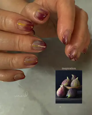 ショート renard nailのネイルデザイン