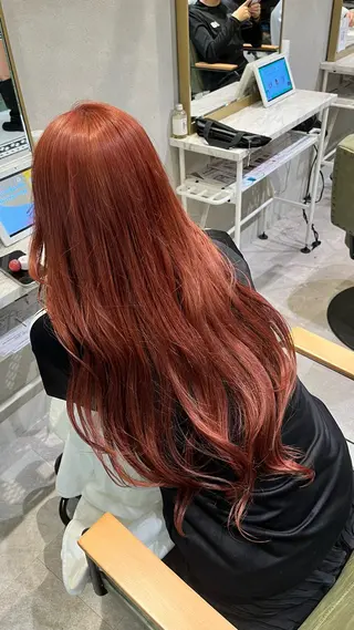 ロング カラー 新宿/ヘアカラー AiNAのヘアスタイル