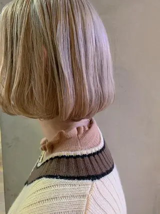 ミディアム カラー botan KOZUEのヘアスタイル