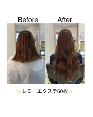 ヘアアレンジ 艶カラー🫧/シール エクステRYOKAのヘアスタイル