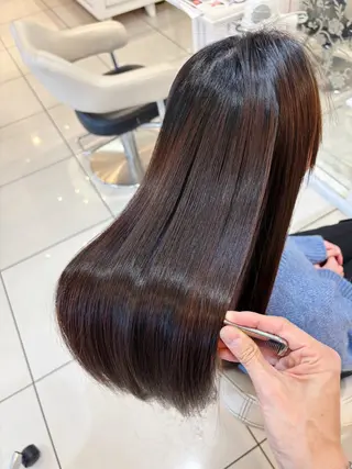 ロング 高橋 佑のヘアスタイル