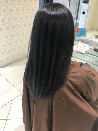 ロング カラー ✨髪質改善ストレート ×ミニボブ✨萩原　翼のヘアスタイル
