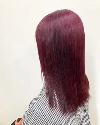 セミロング カラー 新田龍之輔 →メンズ/派手髪のヘアスタイル