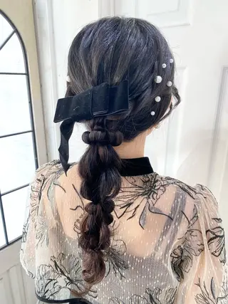 ヘアアレンジ uros.中目黒 moekaのヘアスタイル