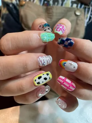 ネイル ˚✧⁺⭐︎༚moca miyuu⁎⁺˳✧༚のネイルデザイン