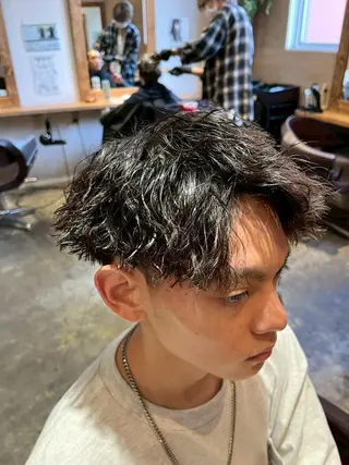 パーマ メンズ メンズカット パーマ特化  清士郎のヘアスタイル