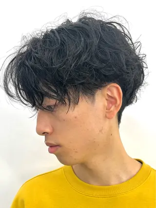 ショート パーマ メンズ Vir by browのヘアスタイル