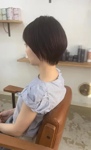 ショート ショートヘア、ボブ こやさん　コヤマのヘアスタイル