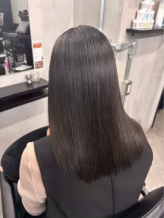 セミロング カラー Riho カットモデル様募集中のヘアスタイル