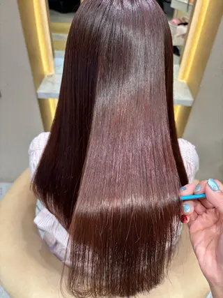 ロング パーマ あかね☆ヘアアレンジ /ボブ/縮毛矯正のヘアスタイル