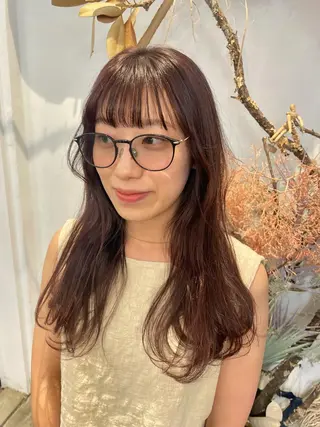 ロング 透明感カラー 🦋AYAのヘアスタイル