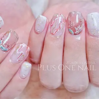 ネイル Plus  One _AZUSAのネイルデザイン
