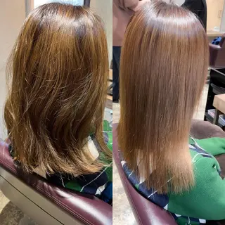 セミロング カラー むらたねね🌻 艶髪🫧韓国ヘアのヘアスタイル