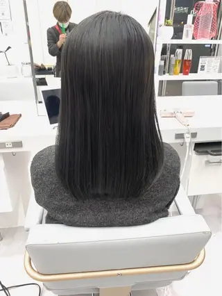 パーマ ブリーチでもできる 縮毛矯正相原慎🌈のヘアスタイル