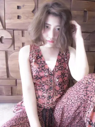 ショート カラー 北條 優輝のヘアスタイル