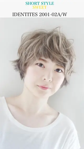 ショート カラー 髪師 kenjiroのヘアスタイル