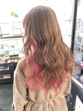 カラー 韓国カラー/エクステ carryのヘアスタイル