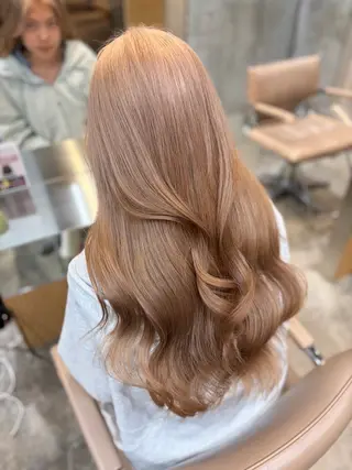 ロング ミルクティーベージュ レイヤー/あげは🎀のヘアスタイル