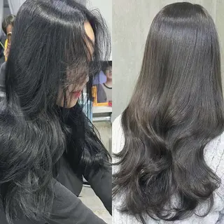 パーマ 本場韓国ヘア特化 아이비/Aibiのヘアスタイル