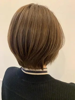 ショート カラー 溝口 和弘のヘアスタイル