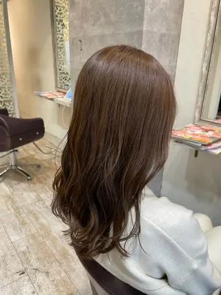ロング カラー 小顔/似合わせカット 杉山莉菜のヘアスタイル