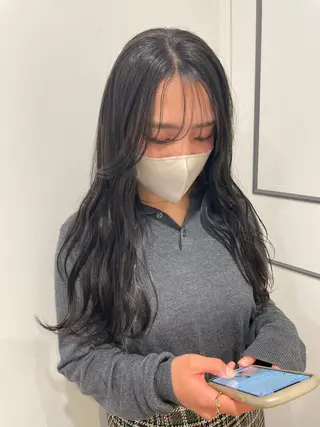 ロング カラー . AYUKAのヘアスタイル