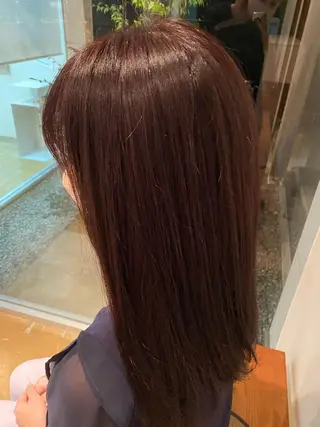 ロング カラー 西川 礼菜のヘアスタイル