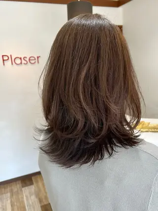 ミディアム 透明感カラー🕊️✨ Mayu🦮🩶のヘアスタイル