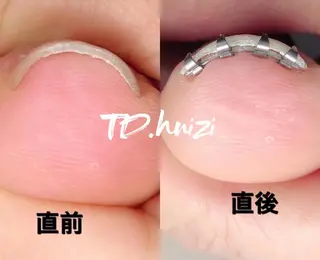 ショート めぐみのネイルサロン スタッフ練習のネイルデザイン