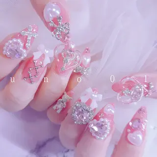 ネイル 梅田🦄中崎町🩵 u n o 0 1のネイルデザイン