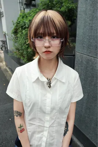 ショート カラー 🧡色落ちまで2度 楽しめる🧡ヨシキのヘアスタイル
