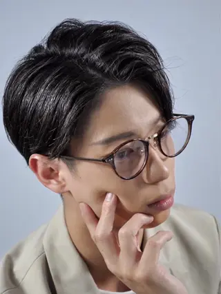 ショート 店長💈山田竜太 BARBERのヘアスタイル