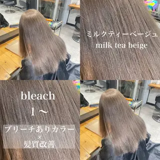 ミディアム ️💕淡いハイトーン 💕︎︎ひかるのヘアスタイル