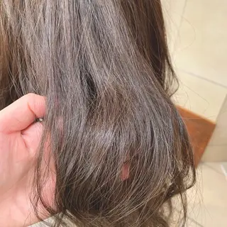 セミロング カラー 加藤 綾華のヘアスタイル