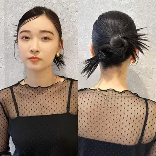 ヘアアレンジ 🩰 柔らかいカラー tomomi🌛のヘアスタイル