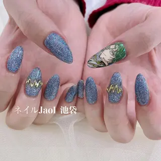 セミロング ネイルJaol 池袋のネイルデザイン