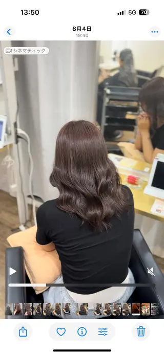 カラー tomoka/ 茶屋町/モデル募集中のヘアスタイル