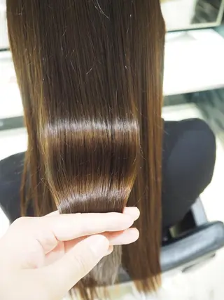 セミロング カラー 永岡 鉄平のヘアスタイル