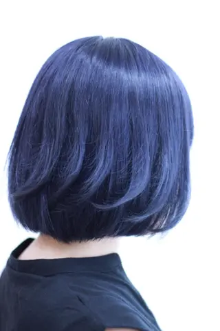 ショート カラー シールエクステ🎀 ハイトーン特化🎀のヘアスタイル