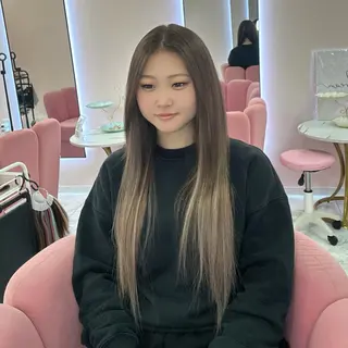 ロング シールエクステの女神 🍑Momo🍑のヘアスタイル