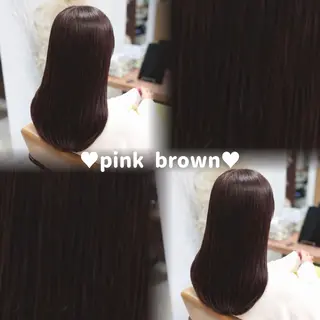 ロング HONOKA/矯正/ ボブ/艶感カラーのヘアスタイル