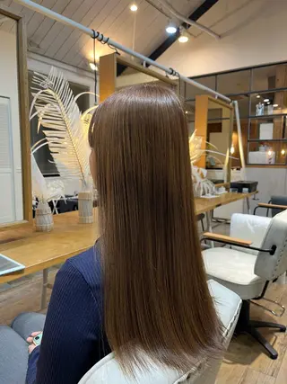 ロング カラー SPUR ふうのヘアスタイル