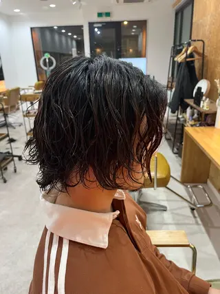 パーマ メンズ 【メンズパーマ専門】 質感職人/牧野成瀬のヘアスタイル
