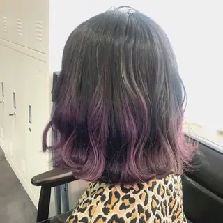 ミディアム カラー 髪質改善💓艶髪💓 暖色💗加藤あゆみのヘアスタイル