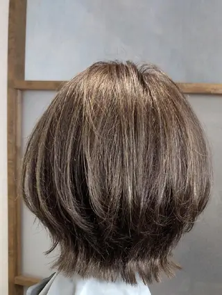 ミディアム カラー kijima ricoのヘアスタイル