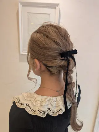 セミロング ヘアアレンジ ★YUKI ★のヘアスタイル