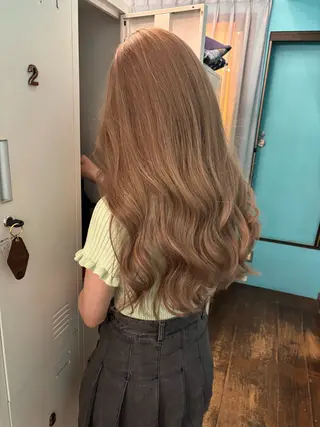 ロング 川下 諒のヘアスタイル