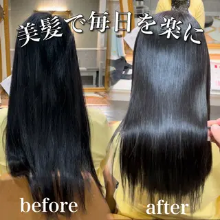 ロング 美髪縮毛矯正🩶 髪質改善/Shinaのヘアスタイル