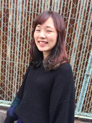 セミロング 安陪 寛史のヘアスタイル
