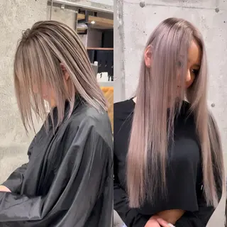 ミディアム カラー 🌈透明感カラー ✨松田龍也🌈のヘアスタイル